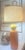 Mid Twentieth Century Italian Orange and Yellow Ceramic Table Lamp For Sale - Image 12 of 12
