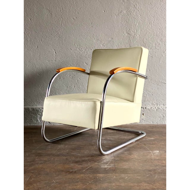 Bauhaus Famos 21 Cantilever Chair by Mücke Melder, 1930s For Sale - Image 3 of 18