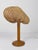 Italian Bamboo, Cane and Rattan Table Lamp with Fan-Shaped Shade in the style of Ingo Maurer, 1960s For Sale - Image 17 of 18