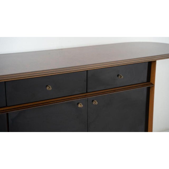 Wood Artona Sideboard attributed to Afra and Tobia Scarpa for Maxalto, Italy, 1970s For Sale - Image 7 of 11