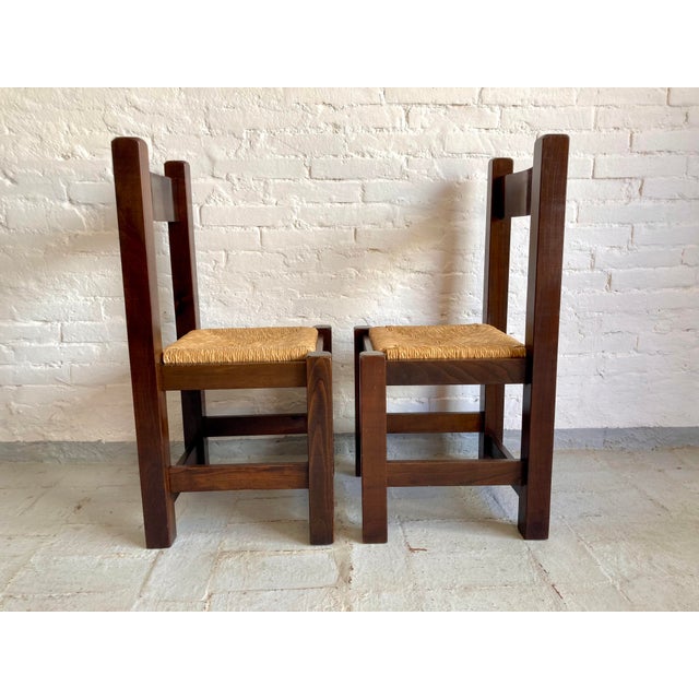 Brutalist Italian Brutalist Chairs, 1960s, Set of 6 For Sale - Image 3 of 18
