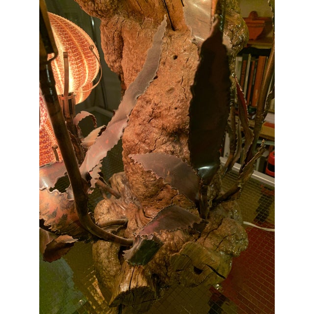 Brutalist Sea Urchin Lamp by Curtis Jere, 1960s For Sale - Image 16 of 18