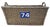 Gray Rustic Primitive Farmhouse French Wicker Market Basket With Number Plate For Sale - Image 8 of 8