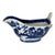 Blue Vintage Enoch Burn & John Edwin Leach Gravy Boat Blue Willow Pattern e.b. & j.e.l. For Sale - Image 8 of 9