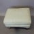 Animal Skin Springer Era 1970s White Leather Ottoman on Lucite Legs For Sale - Image 7 of 9