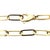 14k Yellow Heavy Gold Paperclip Link Chain Necklace For Sale - Image 4 of 8