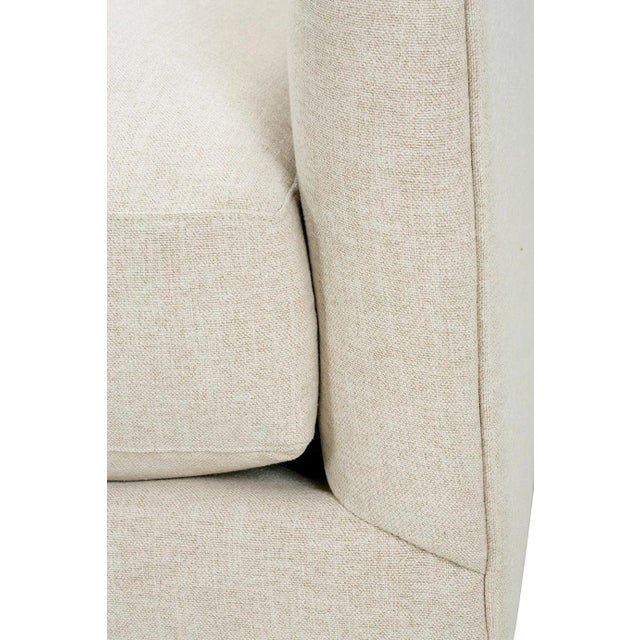 Greta Chair, Cream Linen For Sale - Image 11 of 13