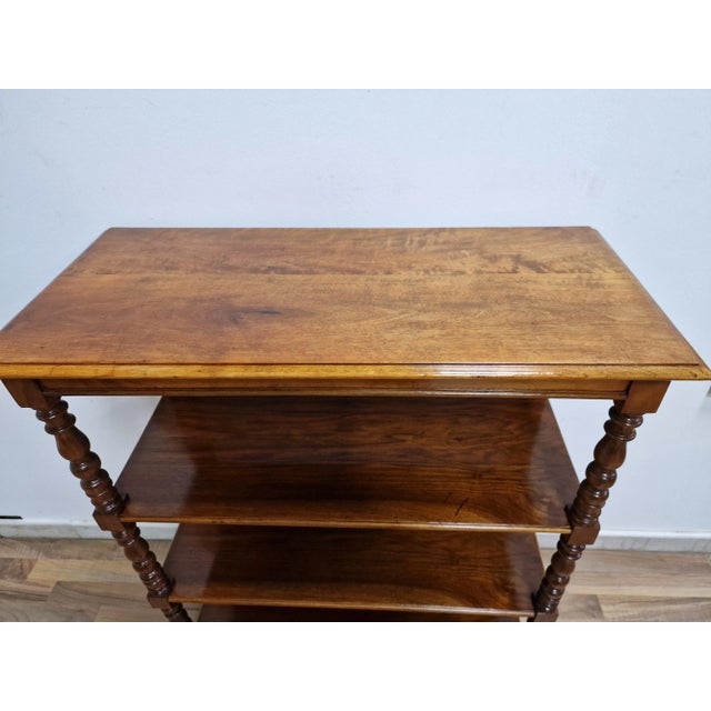 Walnut Wedding Shelf, 1890s For Sale - Image 4 of 9