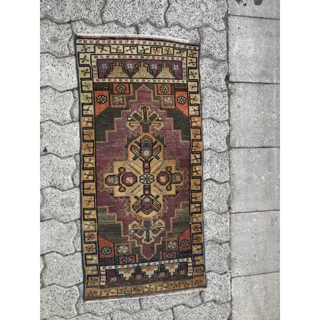 Vintage Bohemian Anatolian Rug For Sale - Image 6 of 6