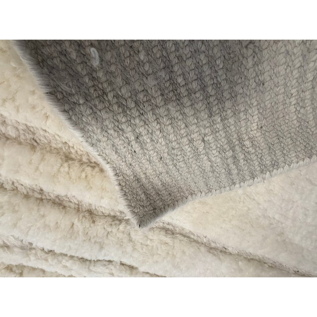 2020s Rh Eli Wool Rug – 12' × 15' Natural | Hand-Knotted New Zealand Wool | Moroccan-Inspired Contemporary Design For Sale - Image 5 of 18