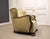 Vintage Swedish Wingback Chair with Golden Velvet and Carved Oak Armrests, 1920s For Sale - Image 11 of 12