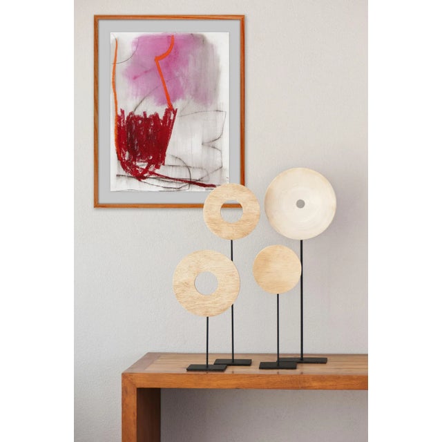 Pencil and paint stick on paper Edition: Unique, Unframed. This piece is one of a group of works on paper made with paint...