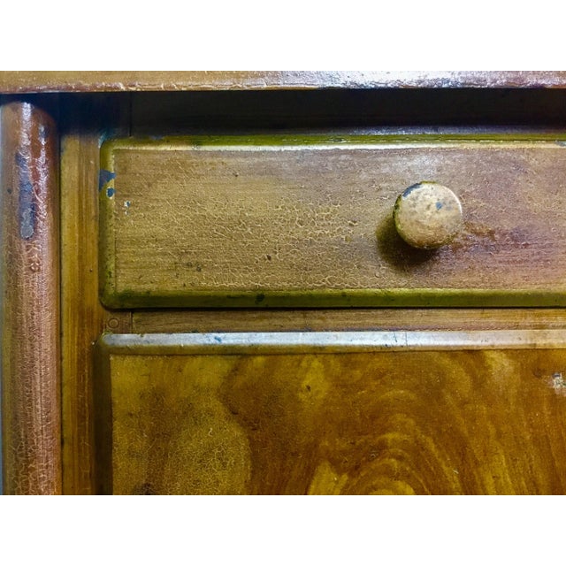 1950s Vintage Industrial Metal Night Stand For Sale - Image 5 of 15