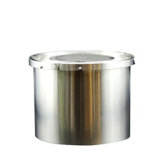 Large Ice Bucket with Lid by Arne Jacobsen for Stelton, 1960s, Set of 2 For Sale