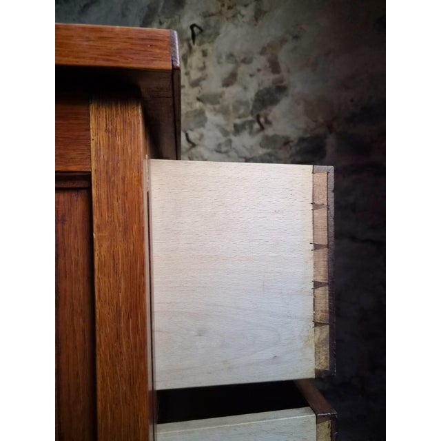 Art Deco French Oak Chest of Drawers, 1920s For Sale - Image 13 of 18