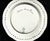 Ceramic Royal Copenhagen Flora Danica 9" Plate, Armeria Sibirica Turcz, Gilt Border For Sale - Image 7 of 8