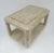 C.1970's Post-Modern Maitland Smith Table, Manner of Karl Springer-Style, Tessellated Stone & Brass Inlaid Trim Side/End Table For Sale - Image 9 of 13