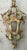 Hollywood Regency Hollywood Regency Italian Floral Tole Painted Lantern / Chandelier - 3 Lights For Sale - Image 3 of 5