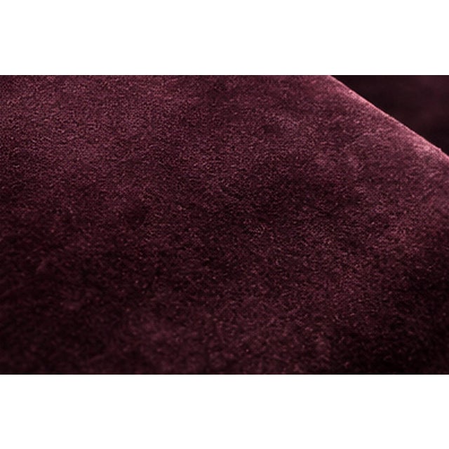 Giuseppe Scapinelli Sculptural Sofa in Solid Caviúna & Deep Aubergine Mohair, Brazil, 1950s - Lot 755 For Sale - Image 11 of 13