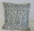 Turkish Ottoman Revival Decorative Pillow with Silver Embroidery, 1990 For Sale In Palm Springs - Image 6 of 14