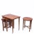 Poul Hundevad Vintage Nesting Teak Tables attributed to Poul Hundevad for Novy Domov, 1960s, Set of 5 For Sale - Image 4 of 9