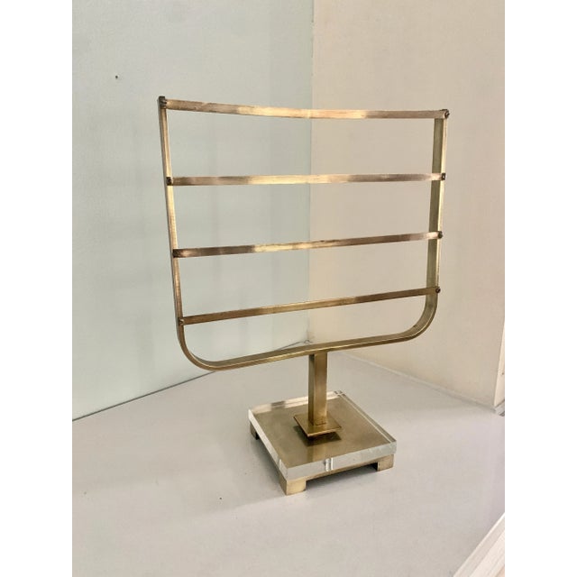 Charles Hollis Jones Brass Jewelry or Scarf Holder For Sale - Image 9 of 13