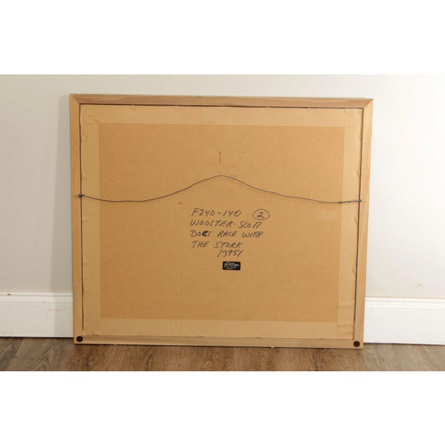 Blue 1980s 'Doc's Race with the Stork' Limited Edition Art Print by Jane Wooster Scott For Sale - Image 8 of 13