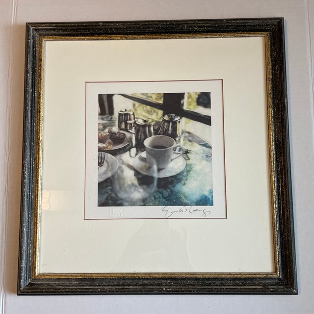Wood Vintage Ethan Allen Framed Art Prints - Model 07-2366 & 07-2365 - Pair For Sale - Image 7 of 11