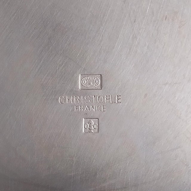 Silver-Plated Gallia Collection Sully Champagne & Ice Bucket from Christofle, 1950s For Sale - Image 9 of 10