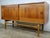 Mid-Century Modern 1970s Danish Modern Mid Century Compact Credenza Buffet Bar Cabinet For Sale - Image 3 of 11
