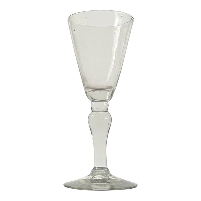 Late 18th Century George III Baluster Stem Ale Glass For Sale