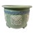 Late 19th Century Japanese Meiji Period Seto Celadon Flower Pot For Sale
