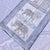Blue Early 20th Century Blue African Handprinted Table Runner For Sale - Image 8 of 12