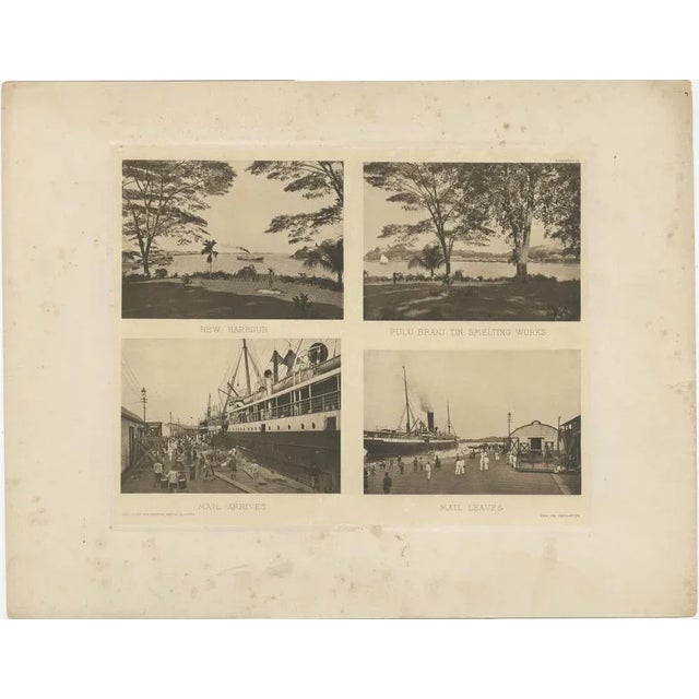 After Kleingrothe, Harbour Views of Colonial Singapore, 1907, Photographic Heliogravure For Sale - Image 3 of 6