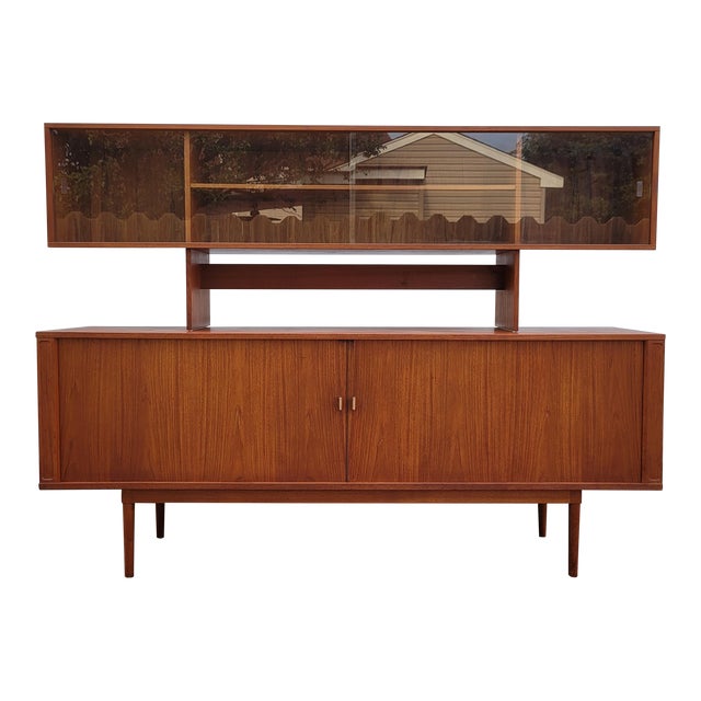 1960s Mid Century Danish Teak Credenza by Lovig For Sale