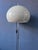 Plastic Mid-Century White Mushroom Floor Lamp with Acrylic Glass Shade For Sale - Image 7 of 13