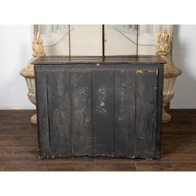 English Early Oak Cupboard with Two Doors and Distressed Patina, 18th Century For Sale - Image 12 of 12