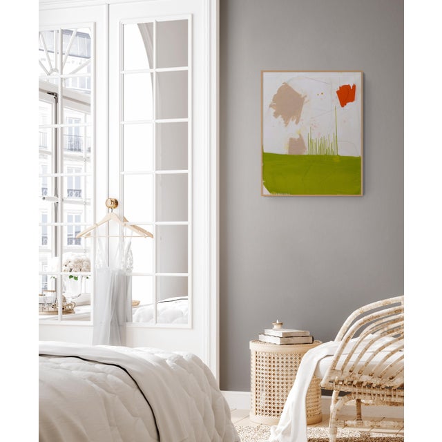 Abstract Contemporary Abstract Oil and Graphite on Canvas "Calm" by Xanda McCagg For Sale - Image 3 of 4