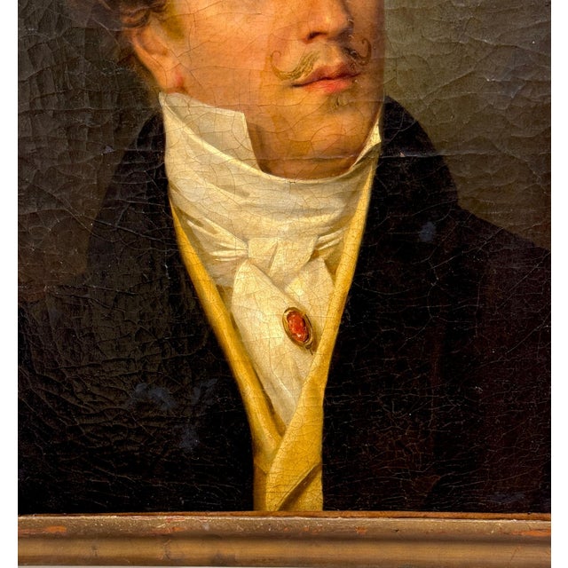 Empire Period Portrait of the Comte Gustave de Galard (1779–1841) For Sale In Greensboro - Image 6 of 18