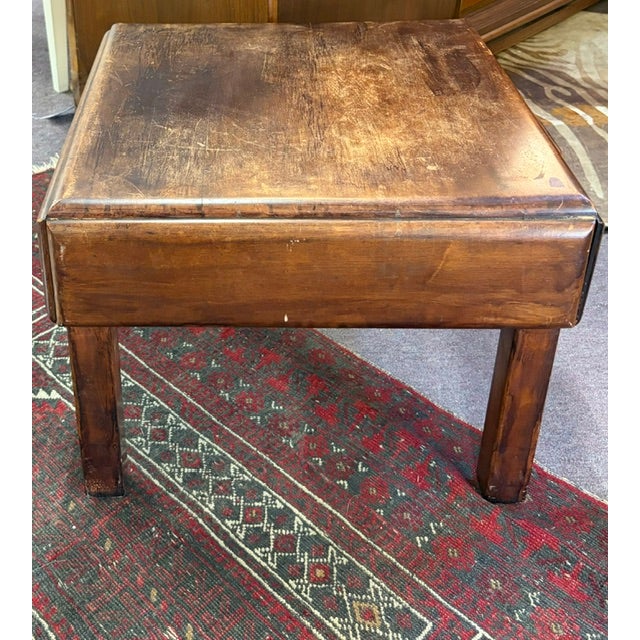 Mid 20th Century Mid Century Low Side Table With Drawer or Low Asian Desk For Sale - Image 5 of 7