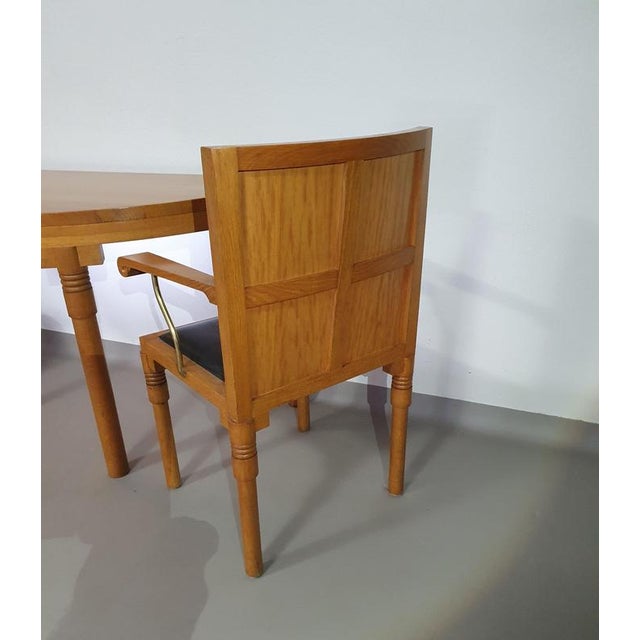 Console Table and Chairs by Charles Vandenhove, Set of 3 For Sale - Image 9 of 10