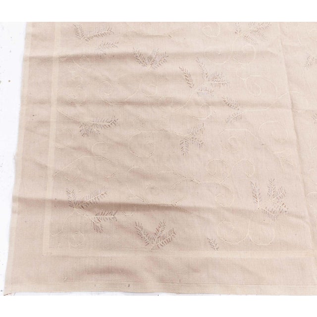 Contemporary Aubusson Design Beige Rug by Eric Cohler for Doris Leslie Blau For Sale In New York - Image 6 of 7