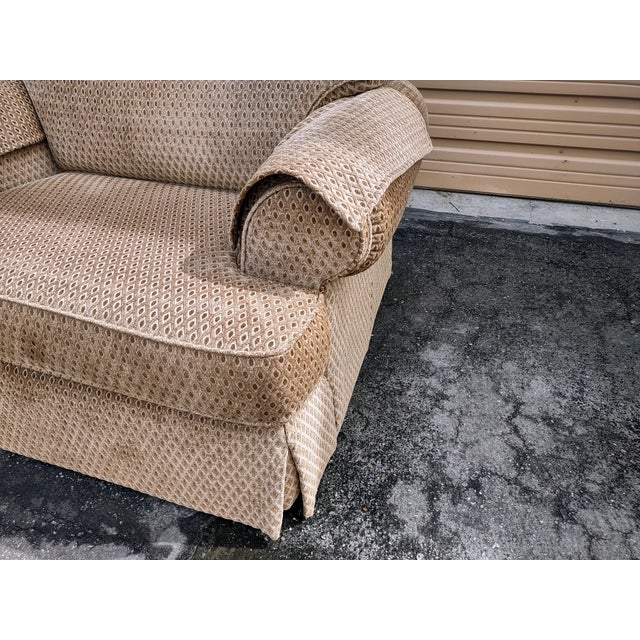 Flexsteel Chair and a Half Plus Ottoman Chairish