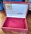 Red Vintage Presidential Rolex Watch Box With Tapestry For Sale - Image 8 of 16
