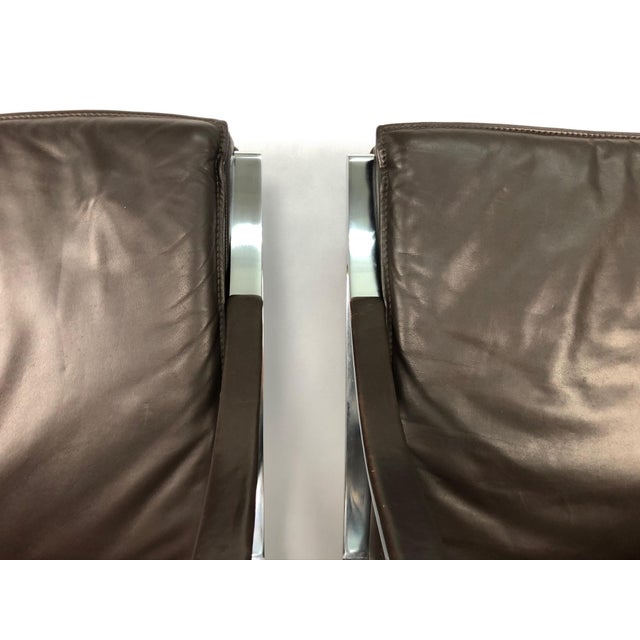 Brown Set of Armchairs by R.B. Glatzel for Walter Knoll, 1970s For Sale - Image 8 of 14