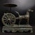 Art Deco Vintage-Style Chinese Traditional Bronze Horse Cart Reproduction For Sale - Image 3 of 7