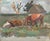 Vintage Ukrainian Impressionist Oil Painting, Rural Landscape, 1960s 16-20 For Sale