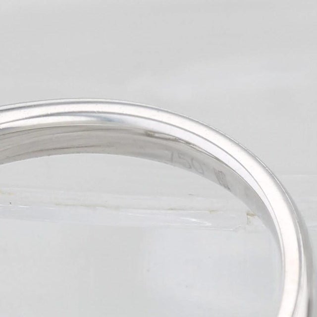 2020s Piero Milano Diamond Heart Swirl Ring 18k White Gold With Box Size 7 For Sale - Image 5 of 9