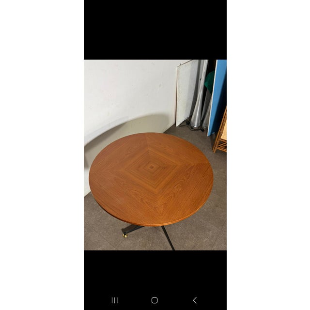 Mid-Century Round Table from Isa, 1950s For Sale - Image 6 of 8