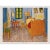 An excellent French Country, Cottage or Farmhouse Style First Edition German poster after painting "Vincent's Bedroom in...